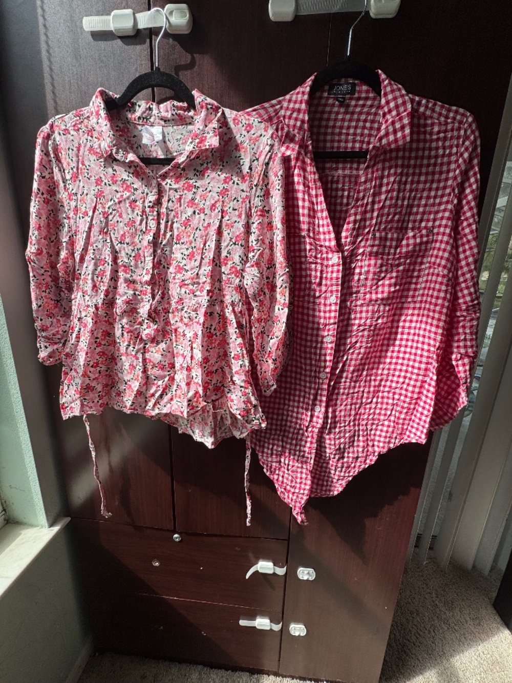 Button down blouses set of 4